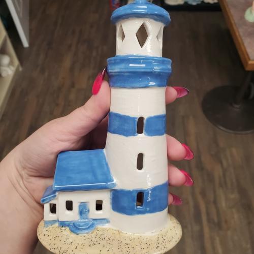 Lighthouse-candleholder