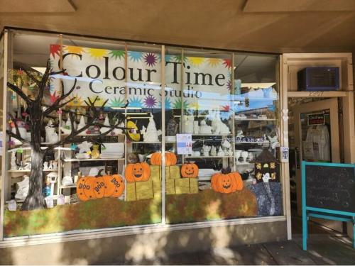 ColourTimeCeramics-October-Front-Window-For-Fall